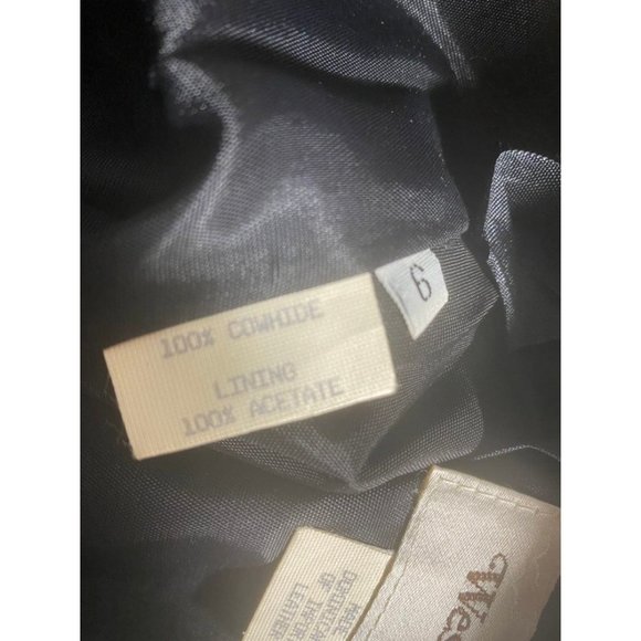 Vintage Leather Pencil Skirt West Bay 6 - Picture 10 of 11